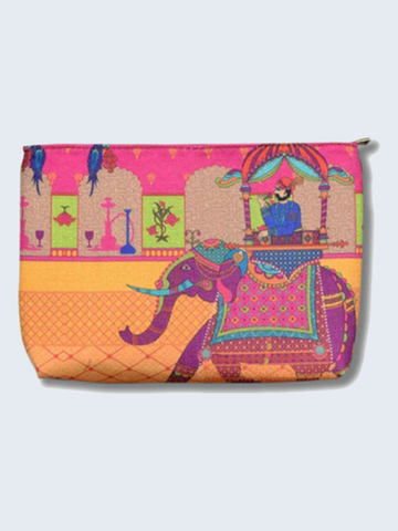 Royal Maharaja on elephant pouch